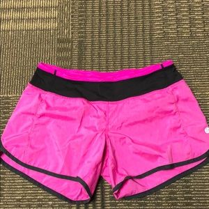 Lululemon pink shorts